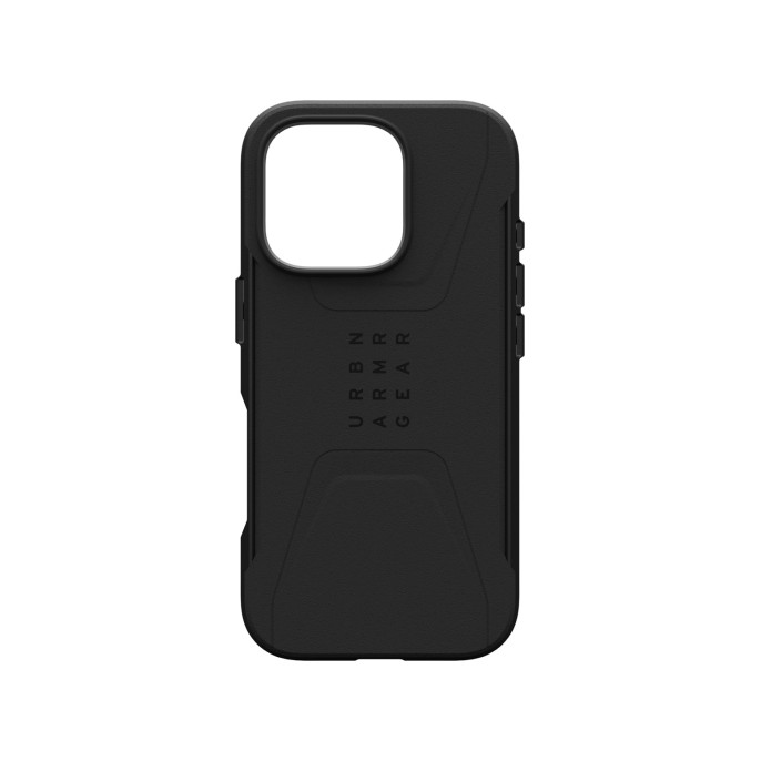 Uag civilian backcover magsafe iphone 16 pro - black