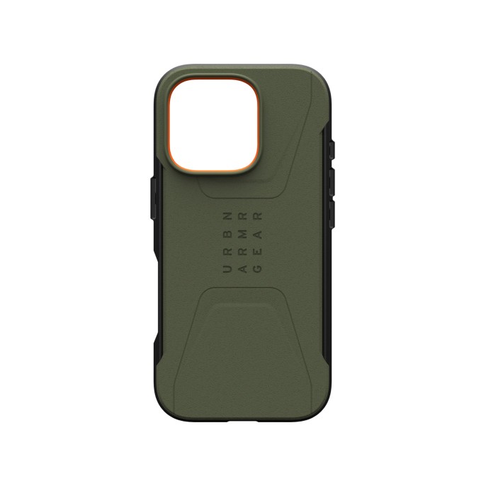 Uag civilian backcover magsafe iphone 16 pro - olive drab