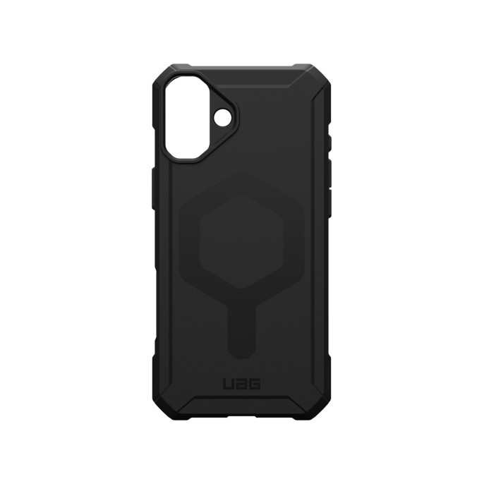 Uag essential armor magsafe iphone 16 plus - black