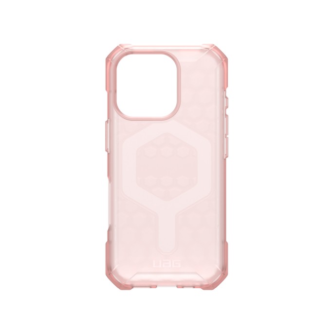 Uag essential armor magsafe iphone 16 pro - rose