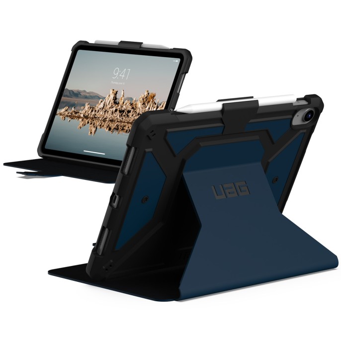 Uag metropolis bookcase ipad 10 (2022) 10.9 inch - blauw