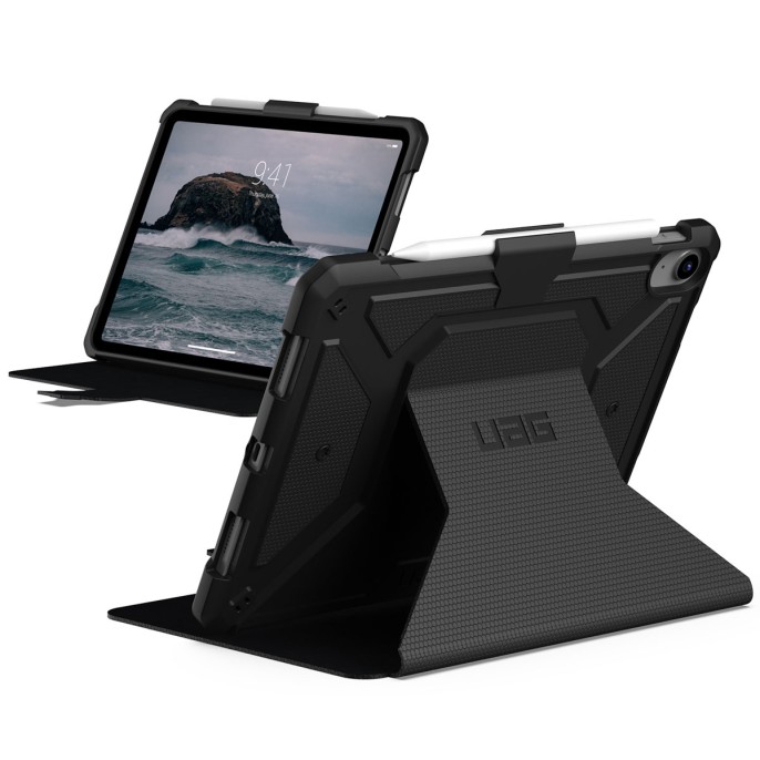 Uag metropolis bookcase ipad 10 (2022) 10.9 inch - zwart