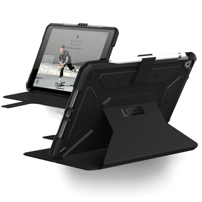 Uag metropolis bookcase ipad 9 (2021) 10.2 inch / ipad 8 (2020) 10.2 inch / ipad 7 (2019) 10.2 inch - zwart