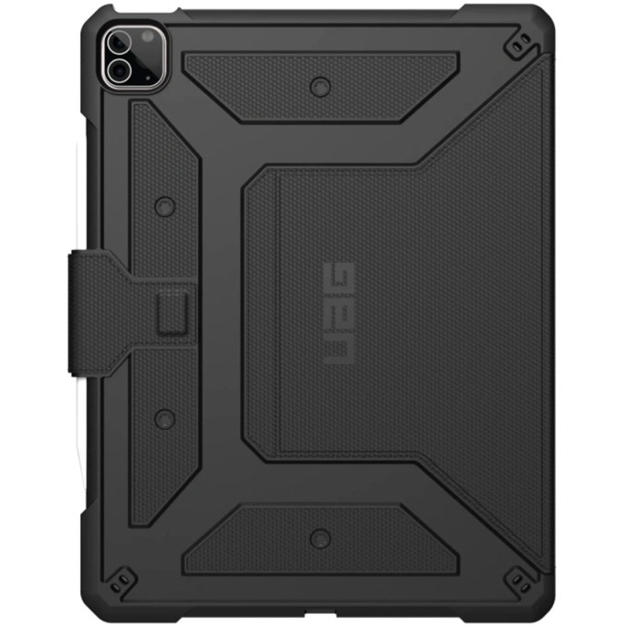 Uag metropolis bookcase ipad pro 12.9 (2022) / pro 12.9 (2021) - zwart