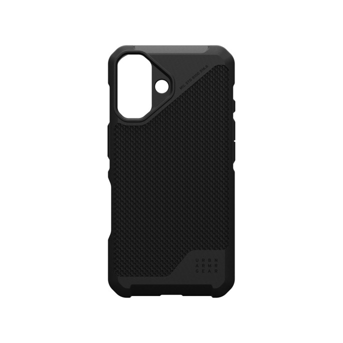 Uag metropolis lt magsafe backcover iphone 16 - kevlar black