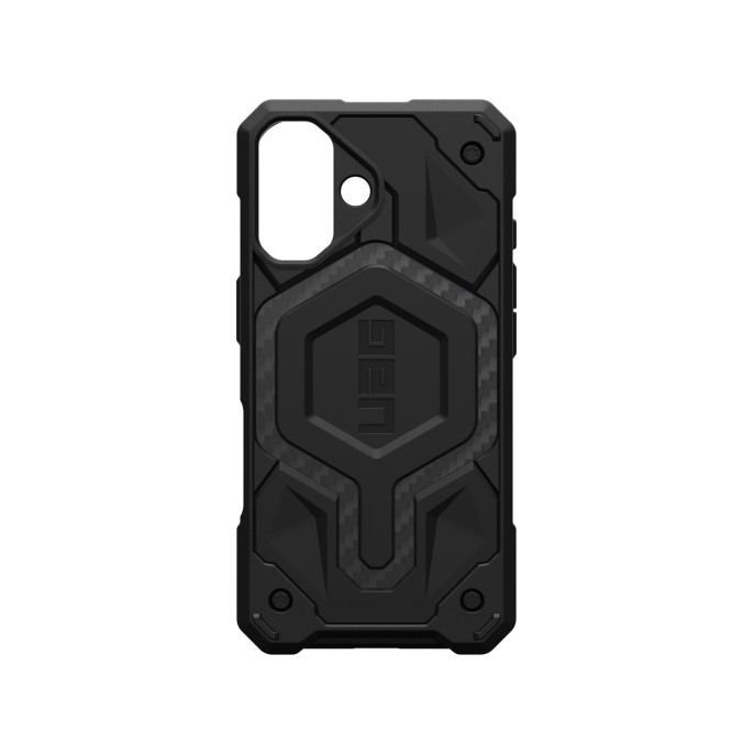 Uag monarch pro backcover iphone 16 - carbon fiber