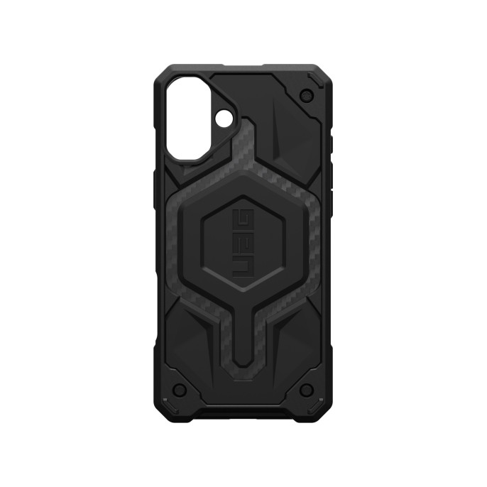 Uag monarch pro backcover iphone 16 plus - carbon fiber