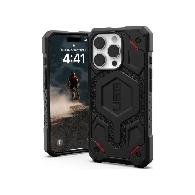 Uag monarch pro backcover iphone 16 pro - kevlar black