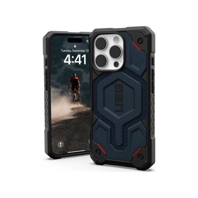 Uag monarch pro backcover iphone 16 pro - kevlar mallard