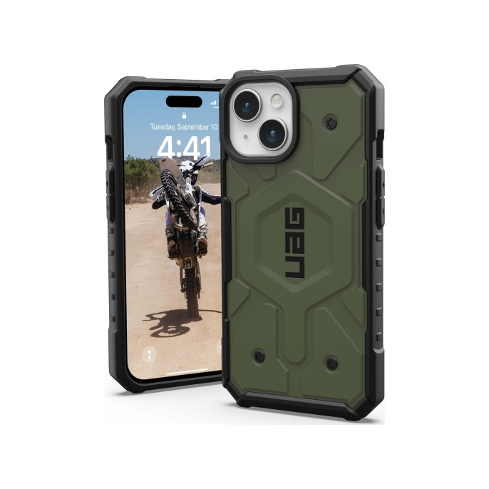 Uag pathfinder backcover magsafe iphone 15 - olive drab