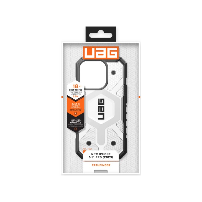 Uag pathfinder backcover magsafe iphone 15 pro - ice