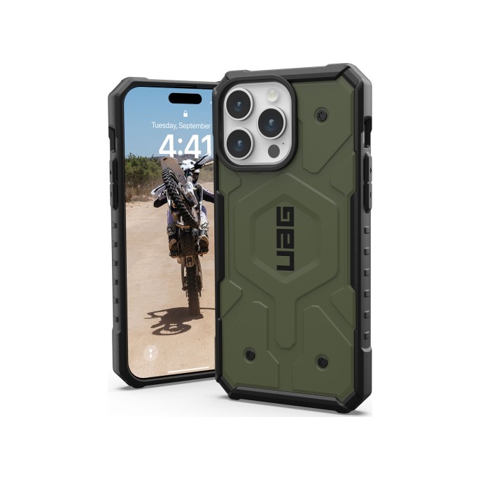 Uag pathfinder backcover magsafe iphone 15 pro max - olive drab