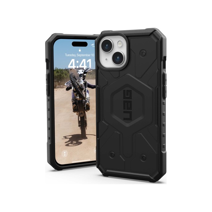 Uag pathfinder backcover magsafe iphone 15 - zwart