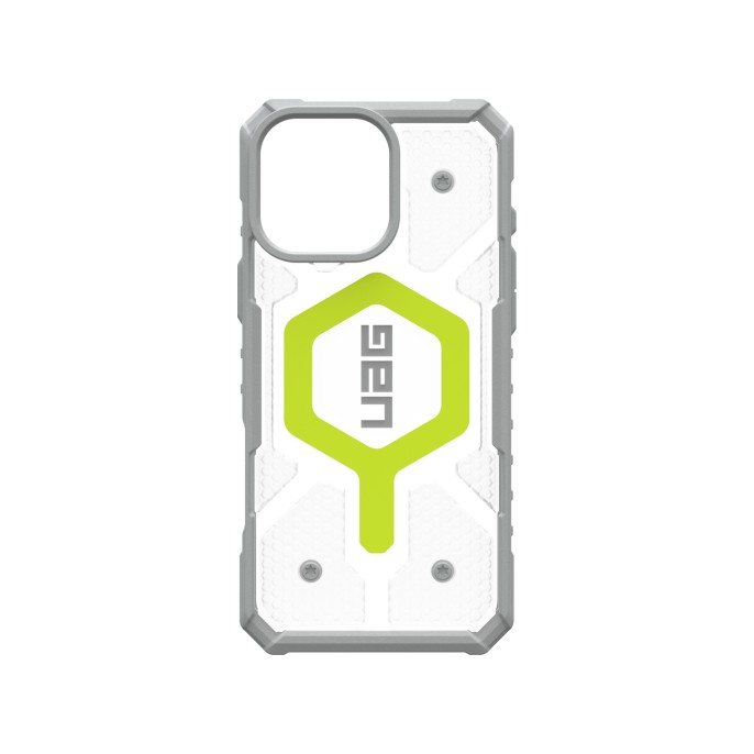 Uag pathfinder backcover magsafe met polsbandje iphone 16 pro max - active neon