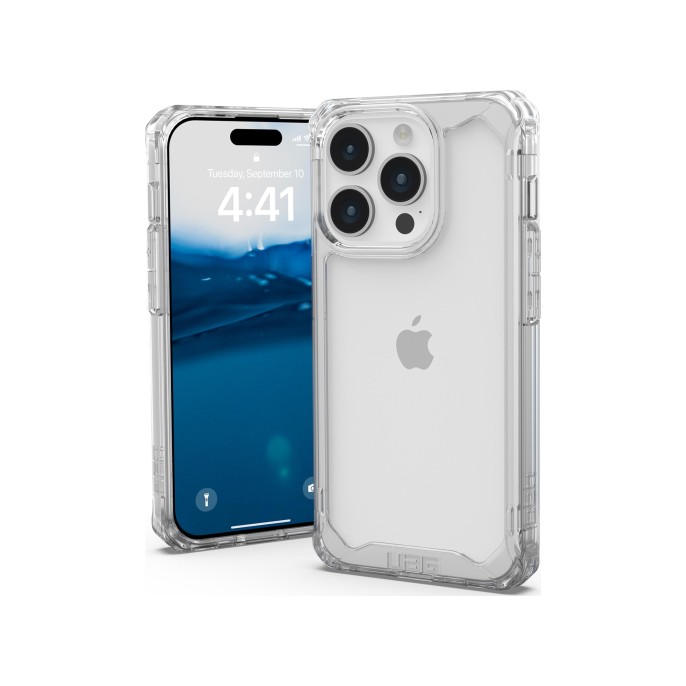 Uag plyo backcover iphone 15 pro - ice