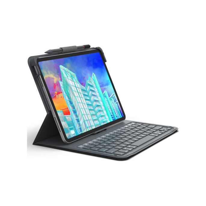 Zagg messenger folio 2 keyboard case ipad 10 (2022) 10.9 inch - charcoal