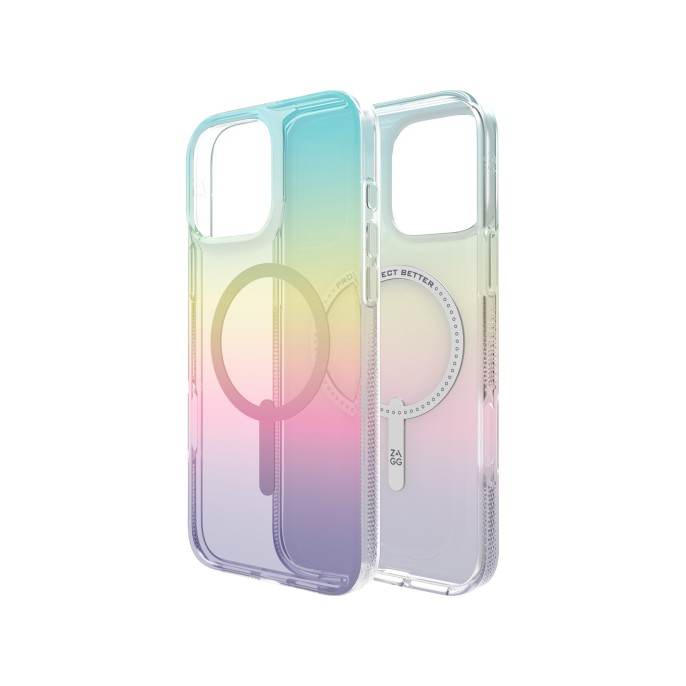 Zagg milan snap case met magsafe iphone 16 pro max - iridescent