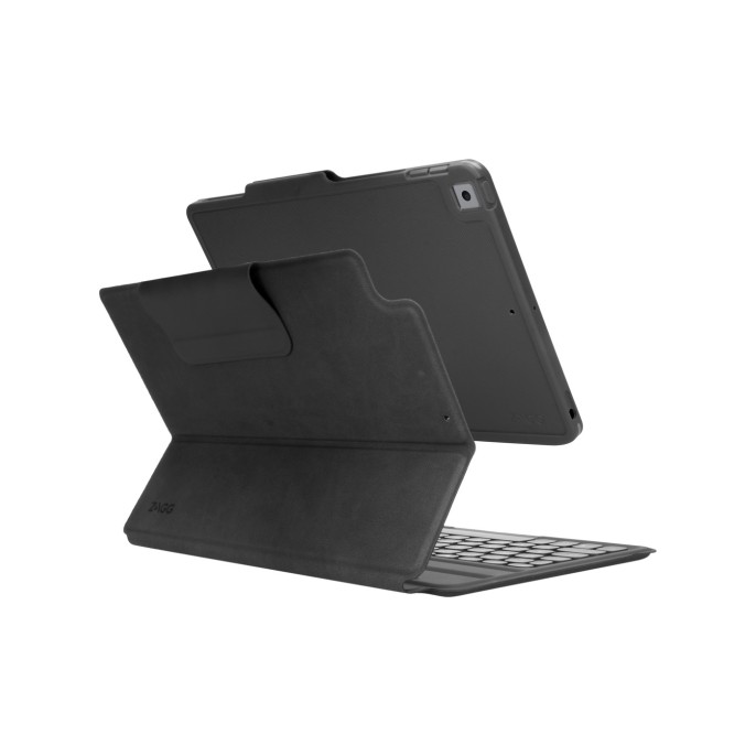 Zagg pro keys keyboard bookcase ipad 9 (2021) 10.2 inch / ipad 8 (2020) 10.2 inch / ipad 7 (2019) 10.2 inch - grijs