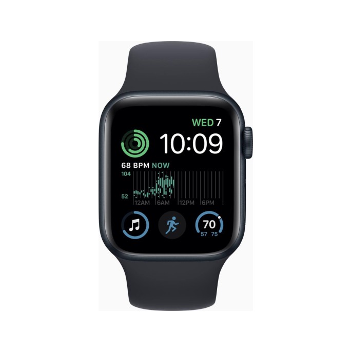 Apple Watch SE (2022) 40mm Aluminum Black Wifi Black Sport Band - A-grade